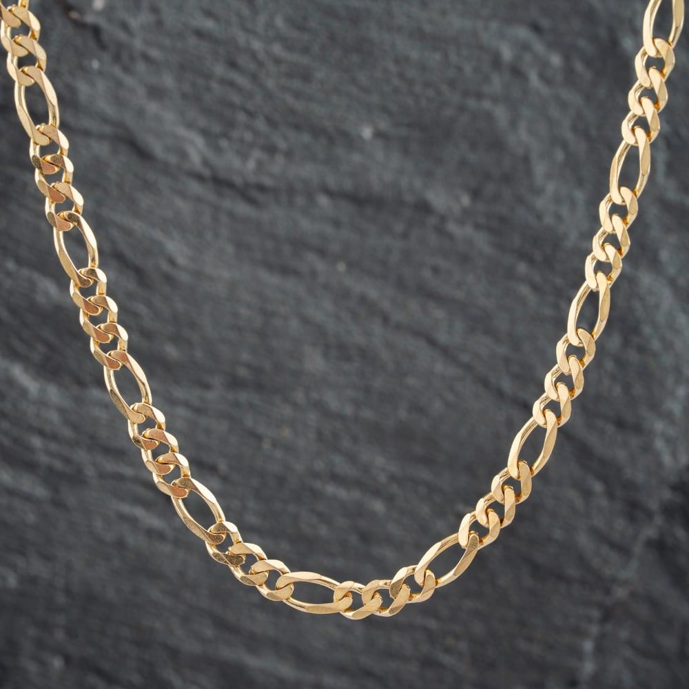 Second Hand 9ct Yellow Gold 26 Inch Figaro Chain 41041459