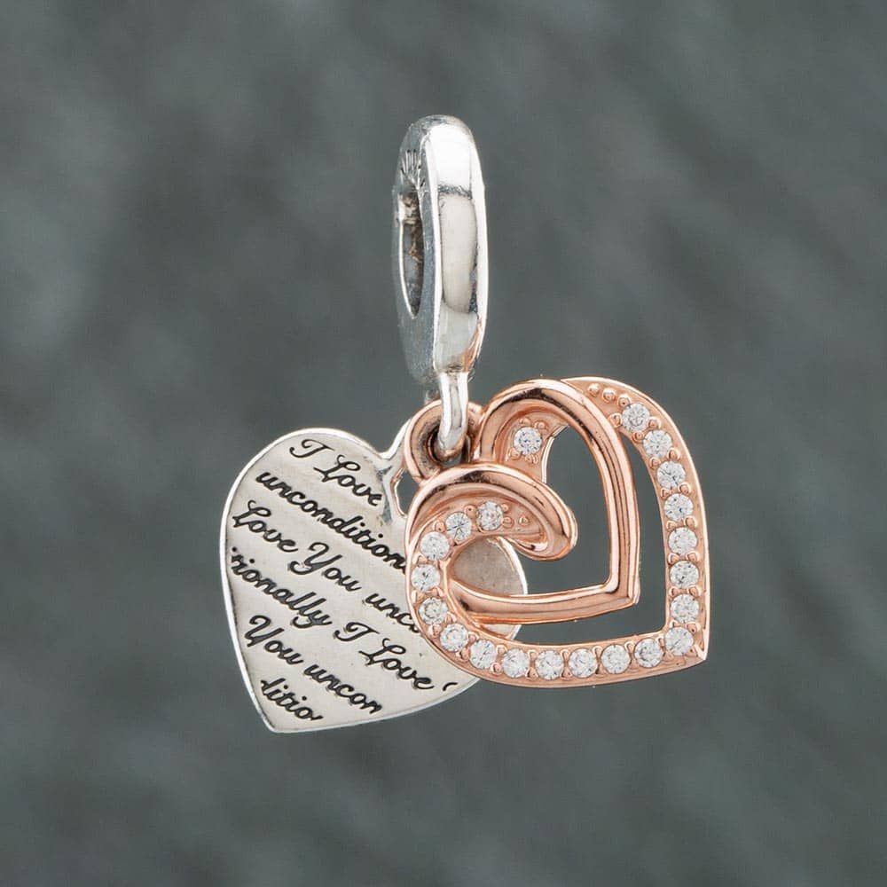 Entwined Hearts Pandora I Love You Dangle Charm Second Hand