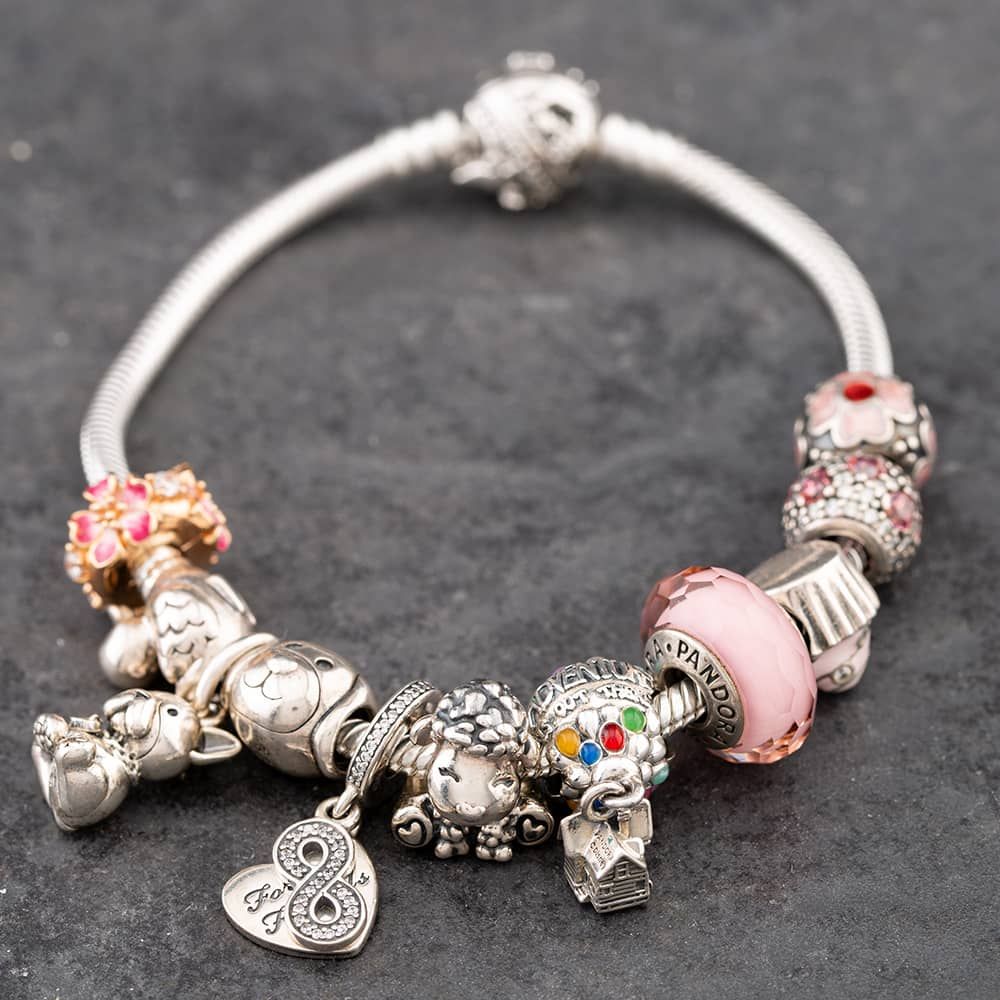 Click And Collect Pandora Charms Lucky Chip Dangle Charm Sterling