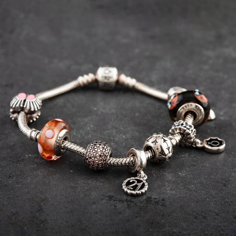 Pandora Timeless Cubic Zirconia Pave Chain Bracelet - Macy's