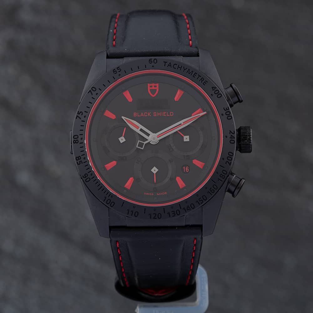 Second Hand Tudor Fastrider Black Shield Watch 42000CR