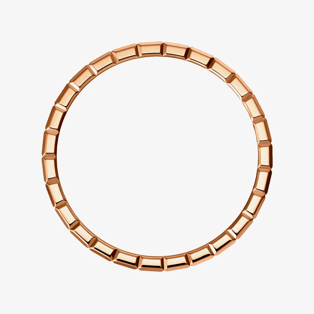 Chopard 829834-5039 Ice Cube Pure 18ct Rose Gold Ring - thbaker.co.uk