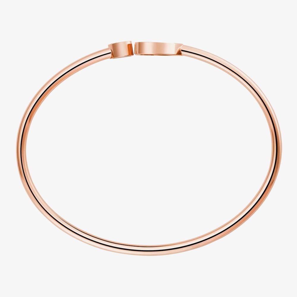 Chopard 85A074-5203 Happy Hearts 18ct Rose Gold Onyx Bangle 