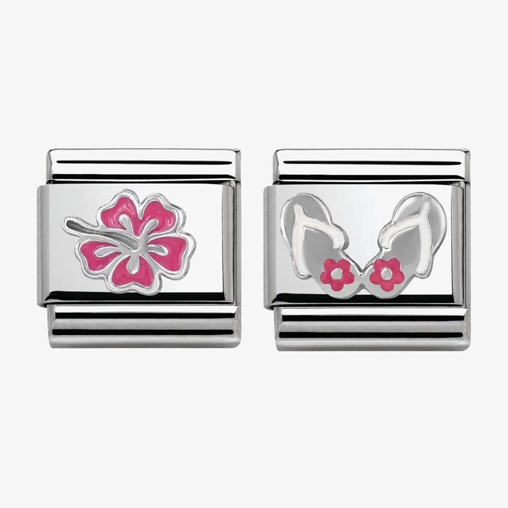 Nomination NCB032 Honolulu Flip Flop Charm Set