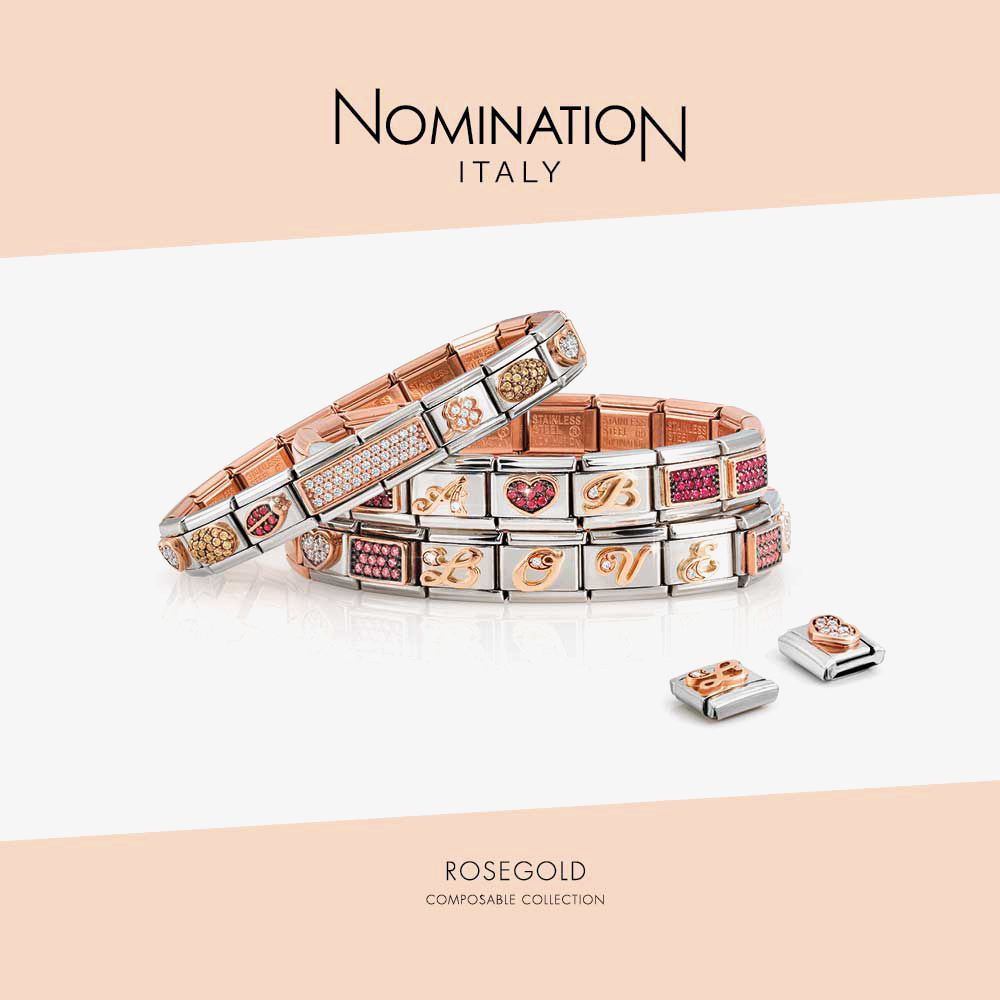 Starter Bracelet Gold Nomination Bracelet Charms Italian Charms