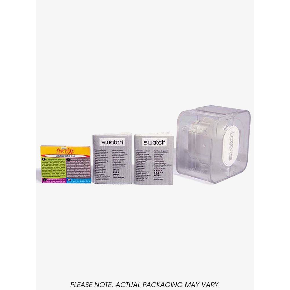 Swatch Happy Joe Lime Black Dial Stainless Steel Bracelet Watch YWS439G |  T.H. Baker Family Jewellers