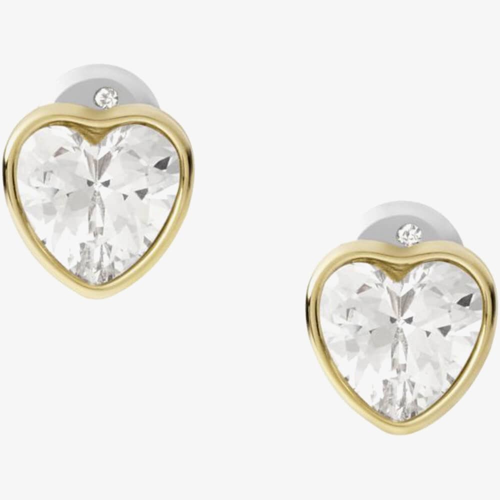 Fossil Sutton Valentine Heart Gold Tone 