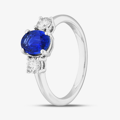 Sapphire and Diamond ring