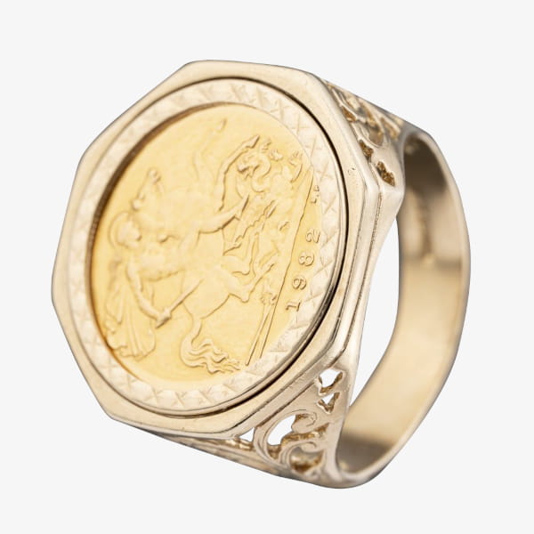 Half Sovereign Ring